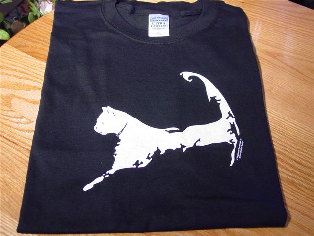 Cape Cat Map T-Shirt (Cape Cat Black)